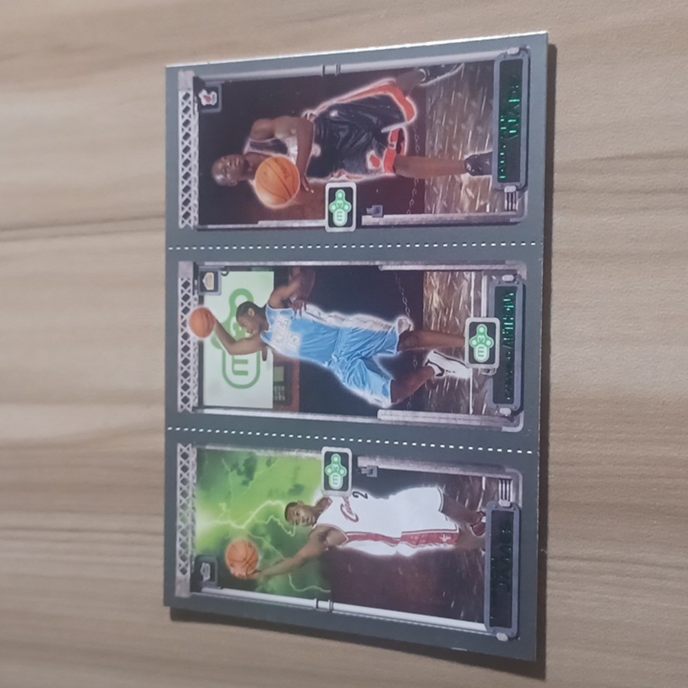 2003-04 Topps Matrix LeBron James Carmelo Anthony Dwyane Wade RC Rookie